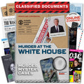 Murder at the White House: Cold Case Murder Mystery Game for Adults – 37 Evidence Pieces, 150 Min, 1-10 Players