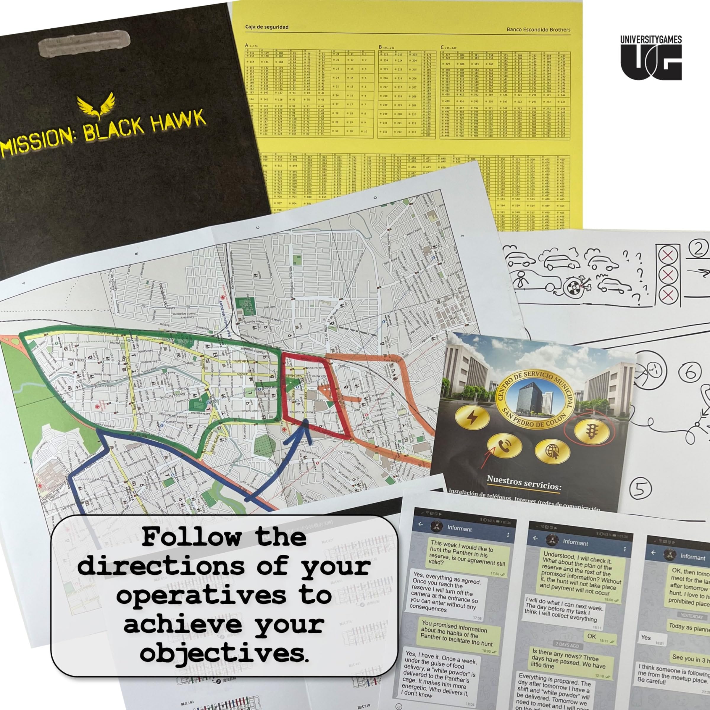 Murder Mystery Party Case Files: Fire in Adlerstein – Solve the Arson Mystery for 1+ Players Ages 14+
