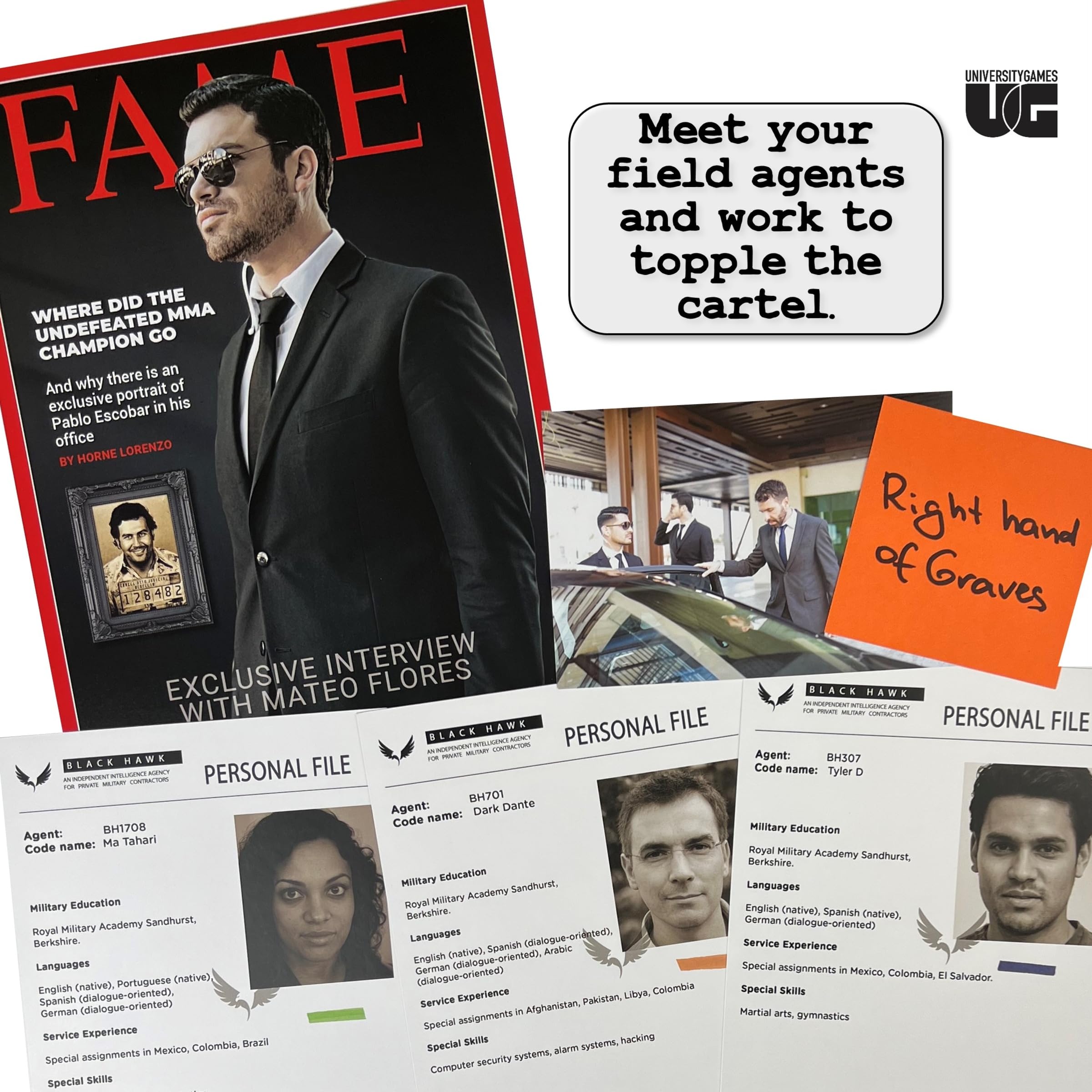 Murder Mystery Party Case Files: Mission Black Hawk – Live Cyber Heist Game for 1+ Players, Ages 14+