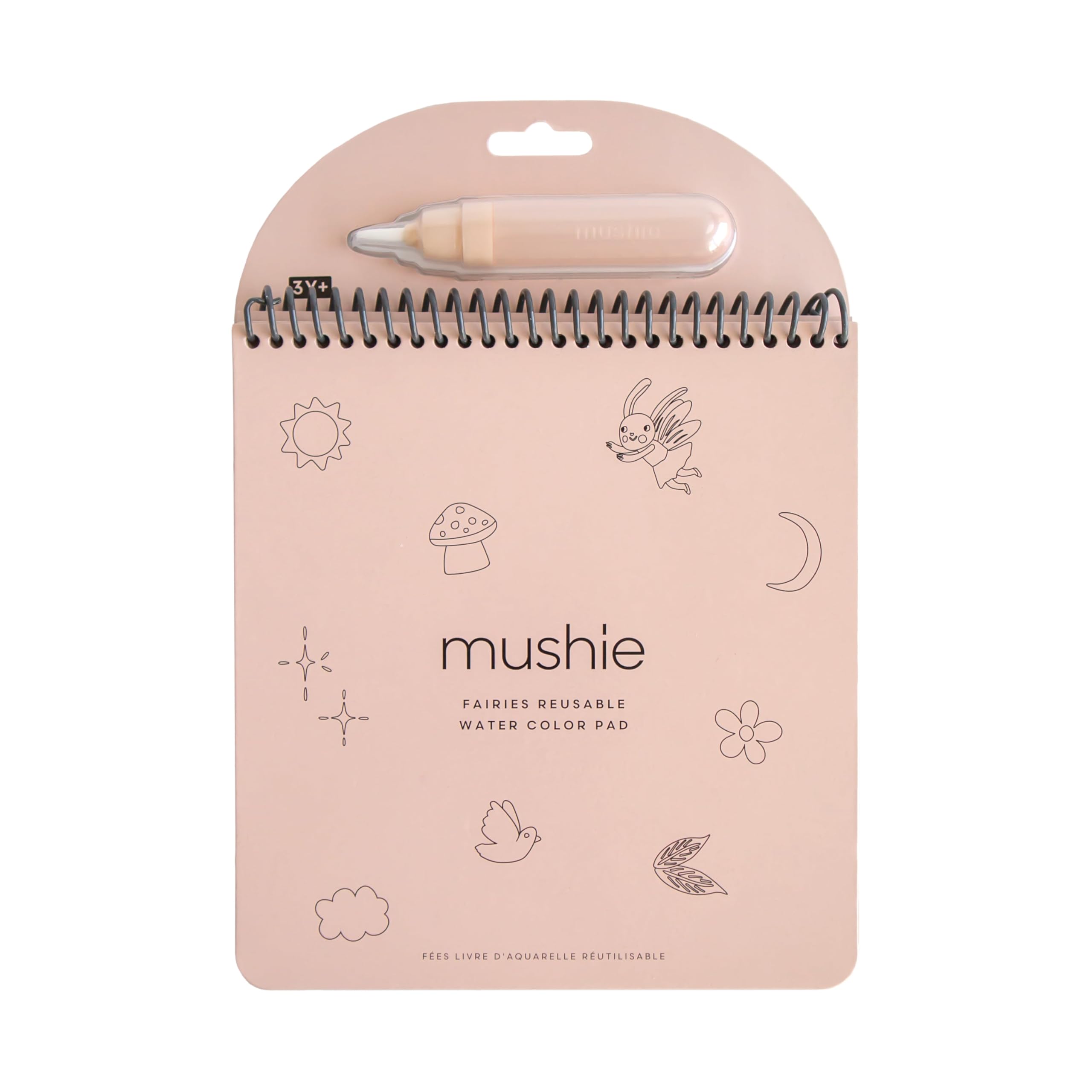 mushie Fairies Reusable Water Color Pad – Mess-Free Fairy Tale Activity for Toddlers