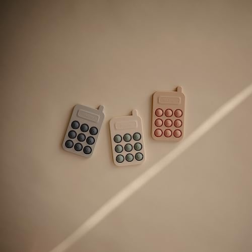 mushie Phone Press Toy (Tradewinds) – Baby Sensory Popping Fidget Toy