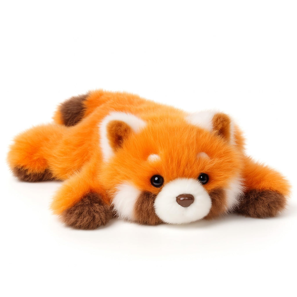 Mushymallow Adorable Red Panda Stuffed Animal - Soft Plush Toy with Weighted Beans, Cute Gift for Kids and Adults