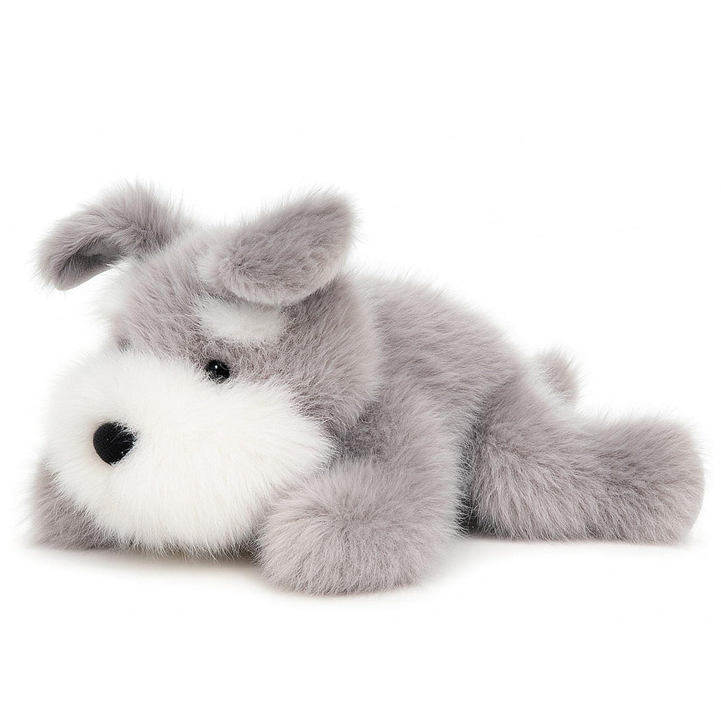 Mushymallow Adorable Schnauzer Stuffed Animal – Soft Plush Toy with Weighted Beans and Calming Scent, Cute Gift for Kids