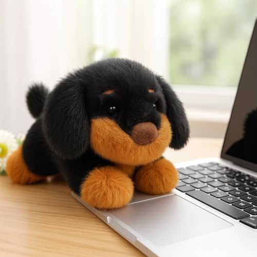 Mushymallow Weighted Plush Dachshund - Soft Stuffed Animal with Calming Scent, Cute Gift for Kids and Adults