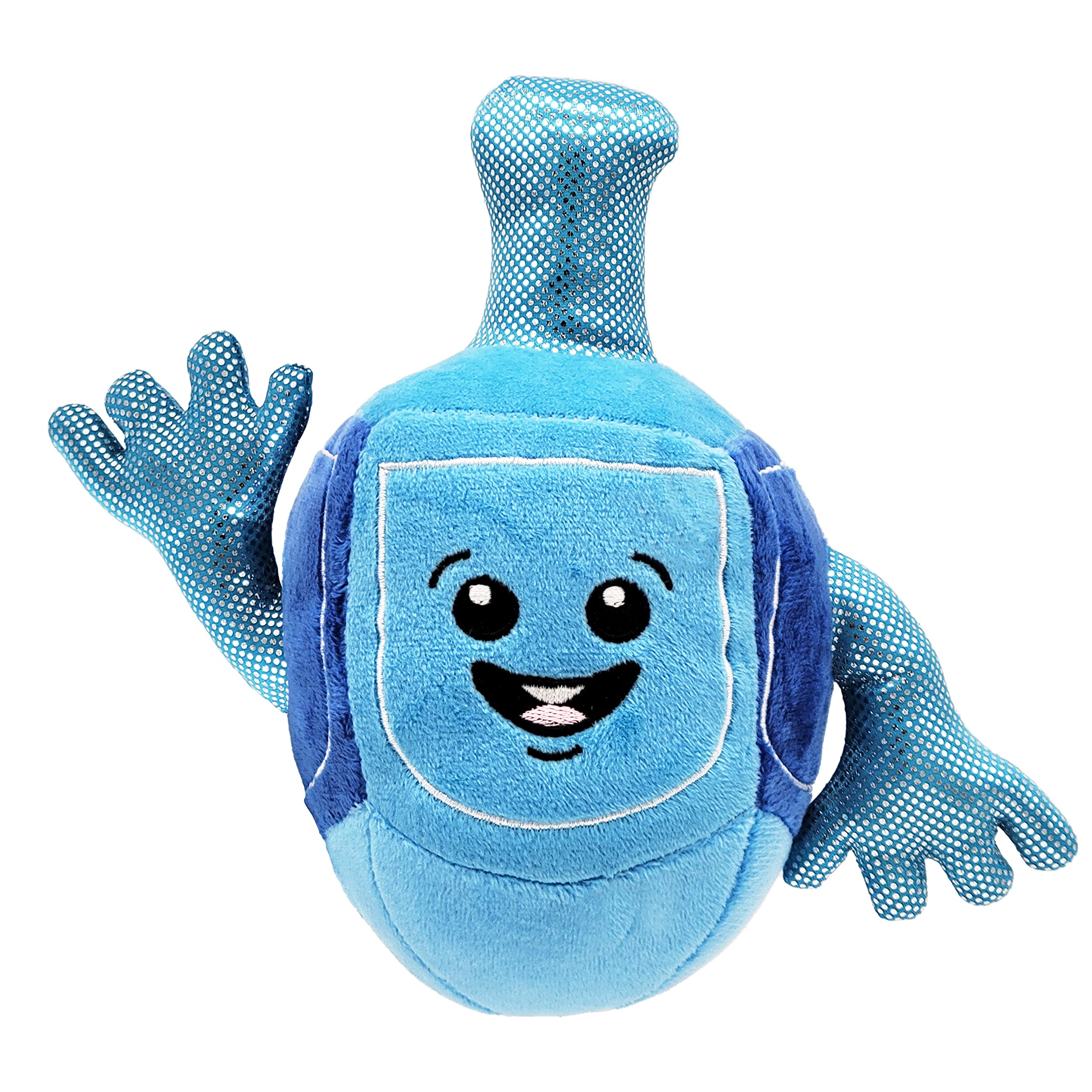 Musical Plush Dreidel Toy for Kids – Plays Two Hanukkah Songs, Soft & Squeezable
