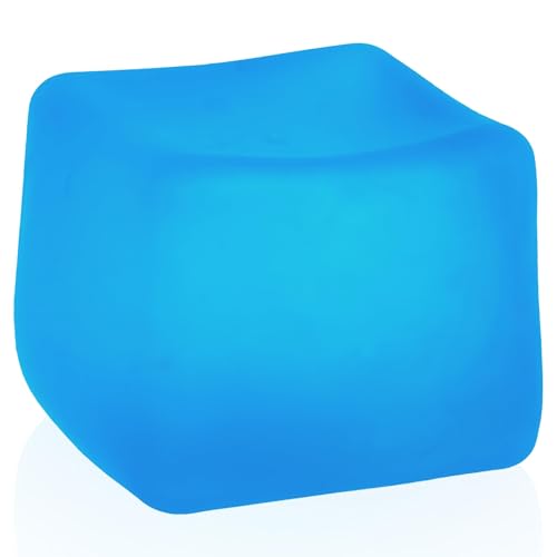 MUYMUT Sensory Stress Cube – Blue, 1-Pack: High-Density Gel Fidget Toy for Anxiety Relief with Slow-Rebound Design