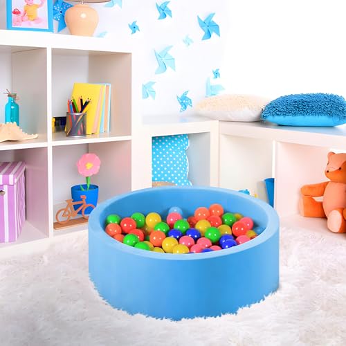 MW SPORTS 50 Ball Pit Balls for Toddlers & Kids – Crush Proof, BPA-Free, with Storage Bag