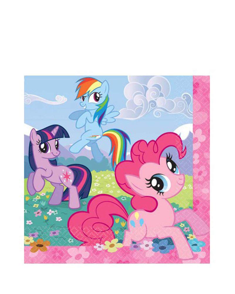 My Little Pony Friendship Adventures Pink Luncheon Napkins - 16 Count