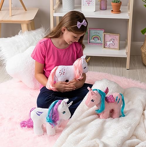 My Little Pony Moondancer Plush - 40th Anniversary Retro Unicorn Stuffed Toy, Ages 3+