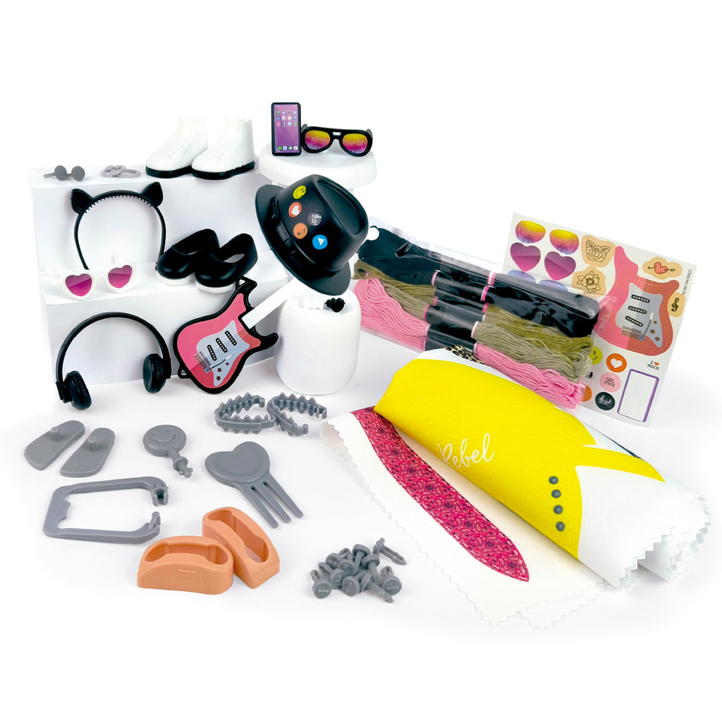 My Model Doll Design POP Star by Educa - Create 150+ Looks with No-Sew Fashion