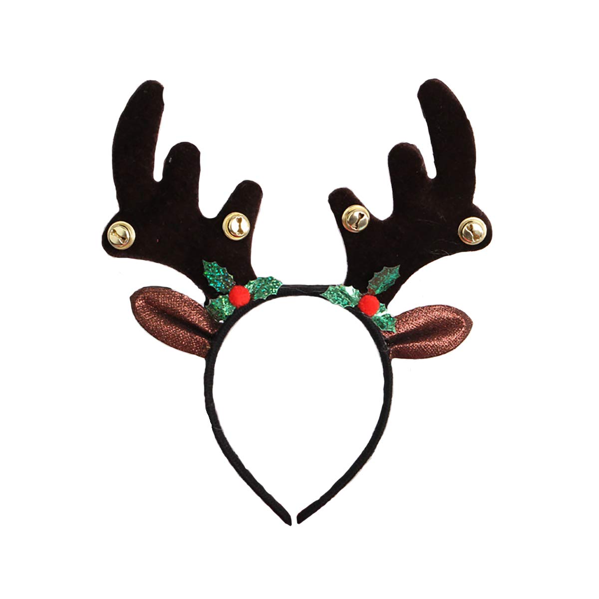 Myuilor Reindeer Antlers Headband – Comfortable One-Size-Fits-Most for Christmas and Easter Parties