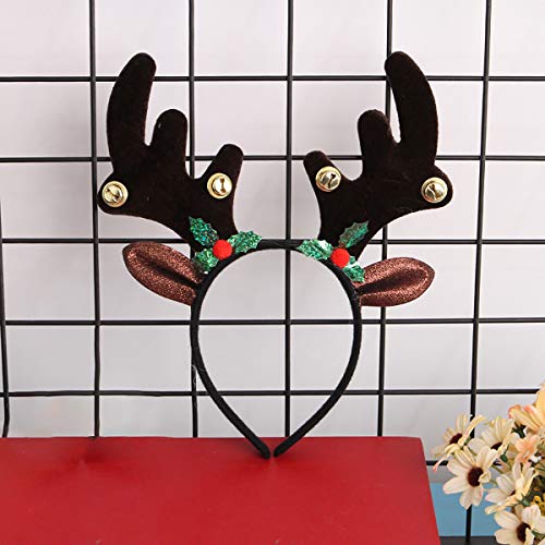 Myuilor Reindeer Antlers Headband – Comfortable One-Size-Fits-Most for Christmas and Easter Parties