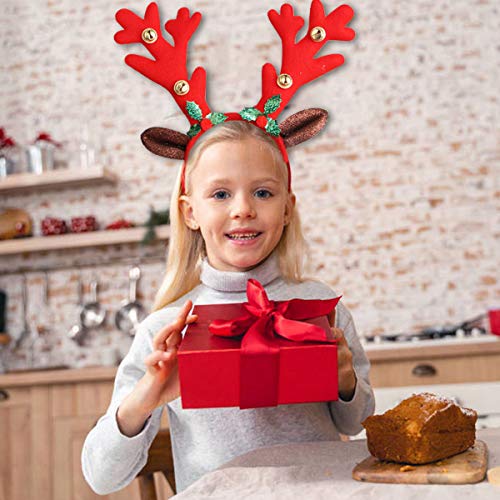 Myuilor Reindeer Antlers Headband – Comfortable One-Size-Fits-Most for Christmas and Easter Parties