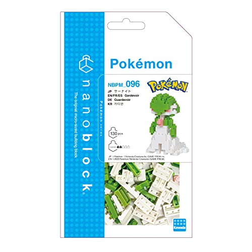 nanoblock Gardevoir Pokémon Building Kit – 130 Pieces, Level 2 Difficulty, 2.55 Inches Tall