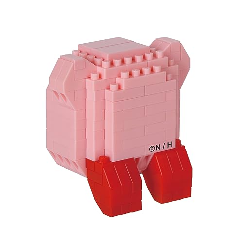 nanoblock Inhaling Kirby Building Kit – Character Collection Series with 200 Micro Bricks