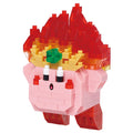 nanoblock Kirby Fire Building Kit – 280 Pieces, Level 2 Micro-Block Set