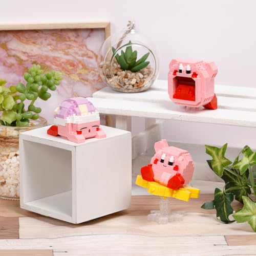 nanoblock Kirby Sleeping Kirby Character Collection Building Kit – 160 Piece Micro Building Block Set