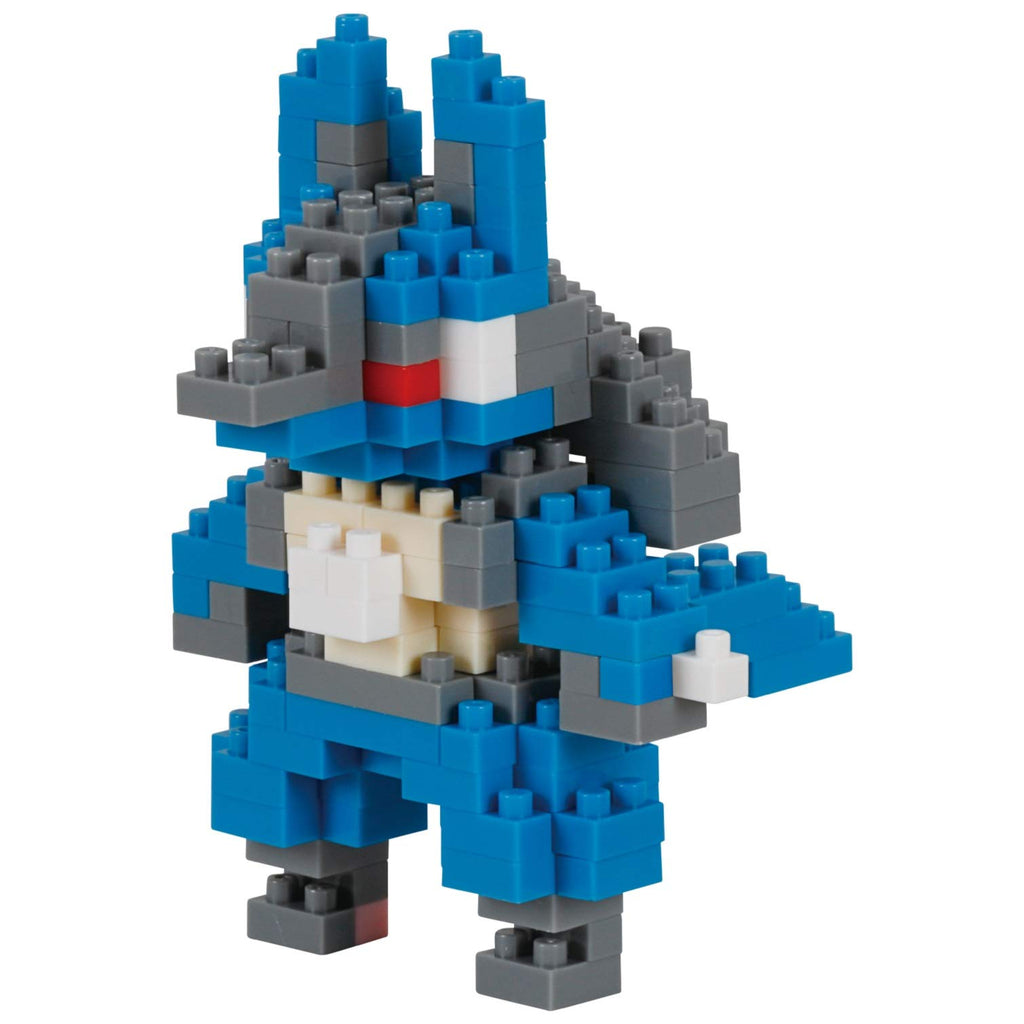 nanoblock Pokémon Lucario Building Kit – 160 Pieces, 2.9" Figure for Ages 15+