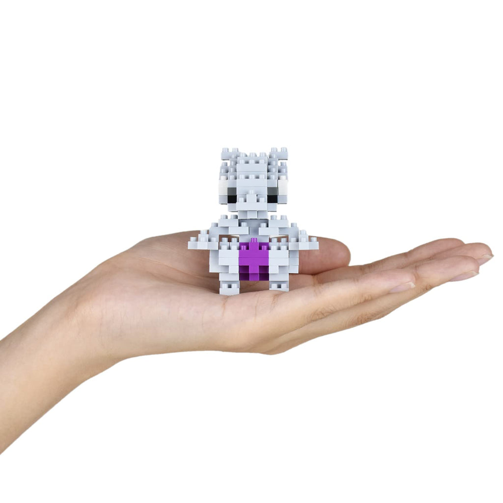 nanoblock Pokémon Mewtwo Micro Building Set – 120 Pieces – 2.3 inch Display Model