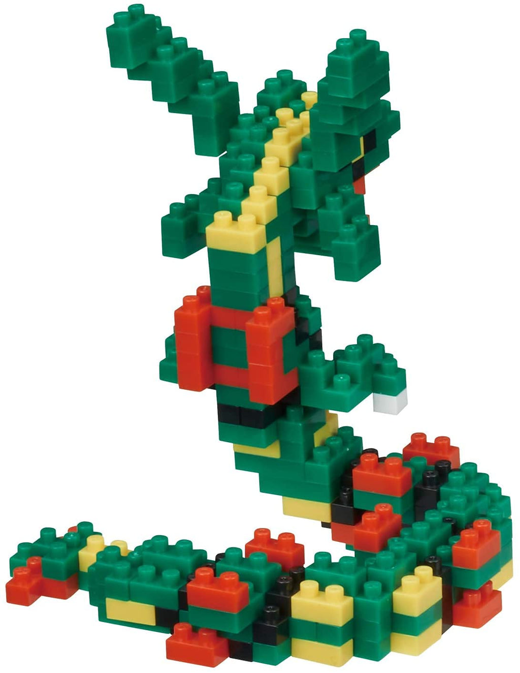 nanoblock Pokémon Rayquaza Building Kit – 240-Piece Level 2 Model, 3.1 Inches Tall