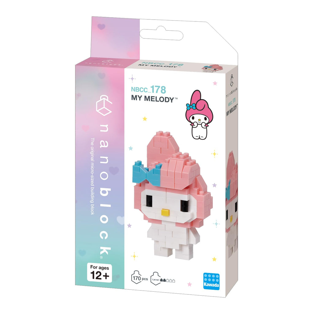 nanoblock Sanrio My Melody ver. 2 Building Kit – 170 Pieces, Level 2