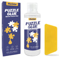Nariolar Puzzle Glue 8 oz (240ml) Clear with Applicator – Fast Drying for 3000-6000 Piece Jigsaws
