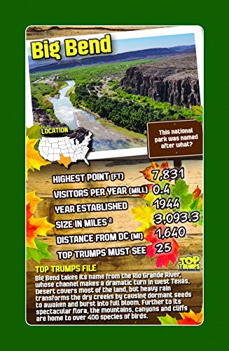 National Parks Top Trumps Card Game Bundle – Learn About Natural Wonders While Playing