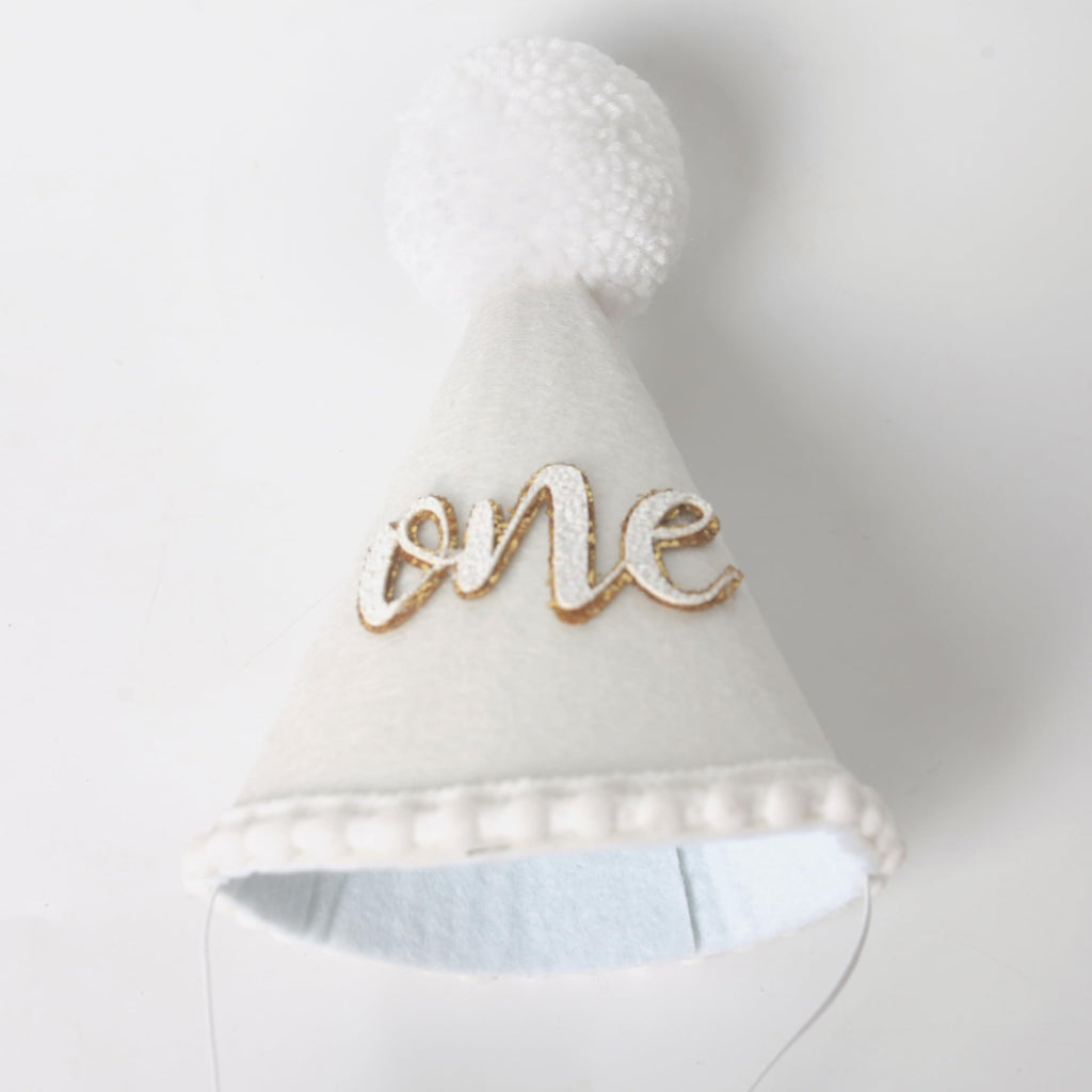 Natural Boho First Birthday Hat – Boho Crown for Cake Smash Photo Props