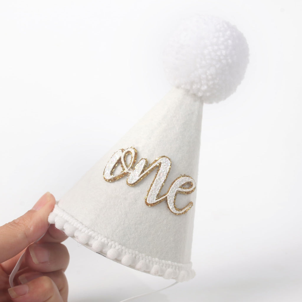Natural Boho First Birthday Hat – Boho Crown for Cake Smash Photo Props