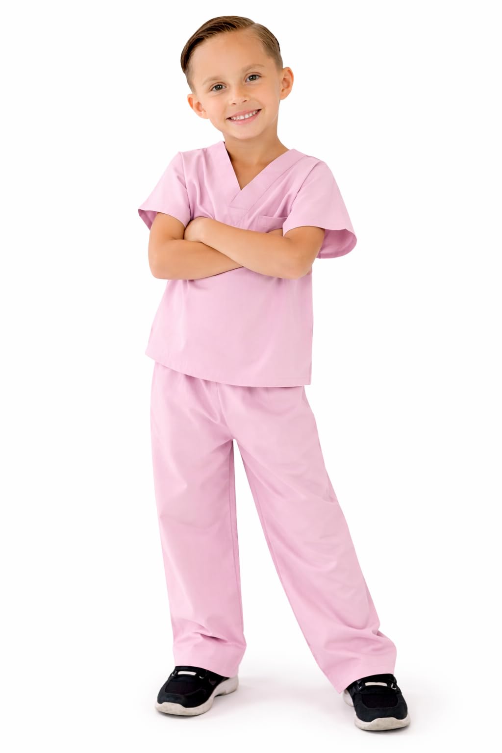 Natural Uniforms Children's Scrub Set - Soft Touch Pink 12/14 Role Play Costume