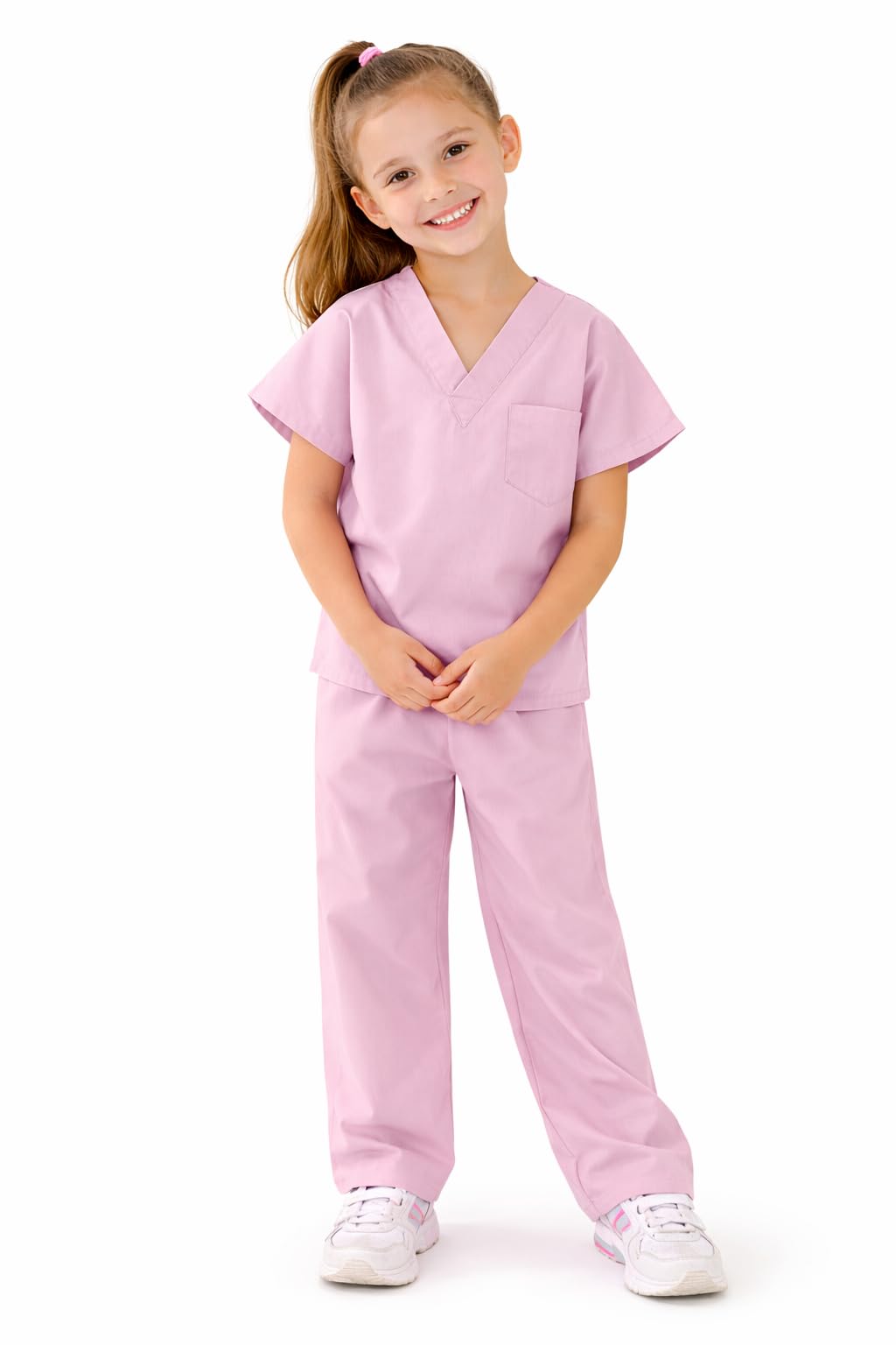 Natural Uniforms Children's Scrub Set - Soft Touch Pink 12/14 Role Play Costume