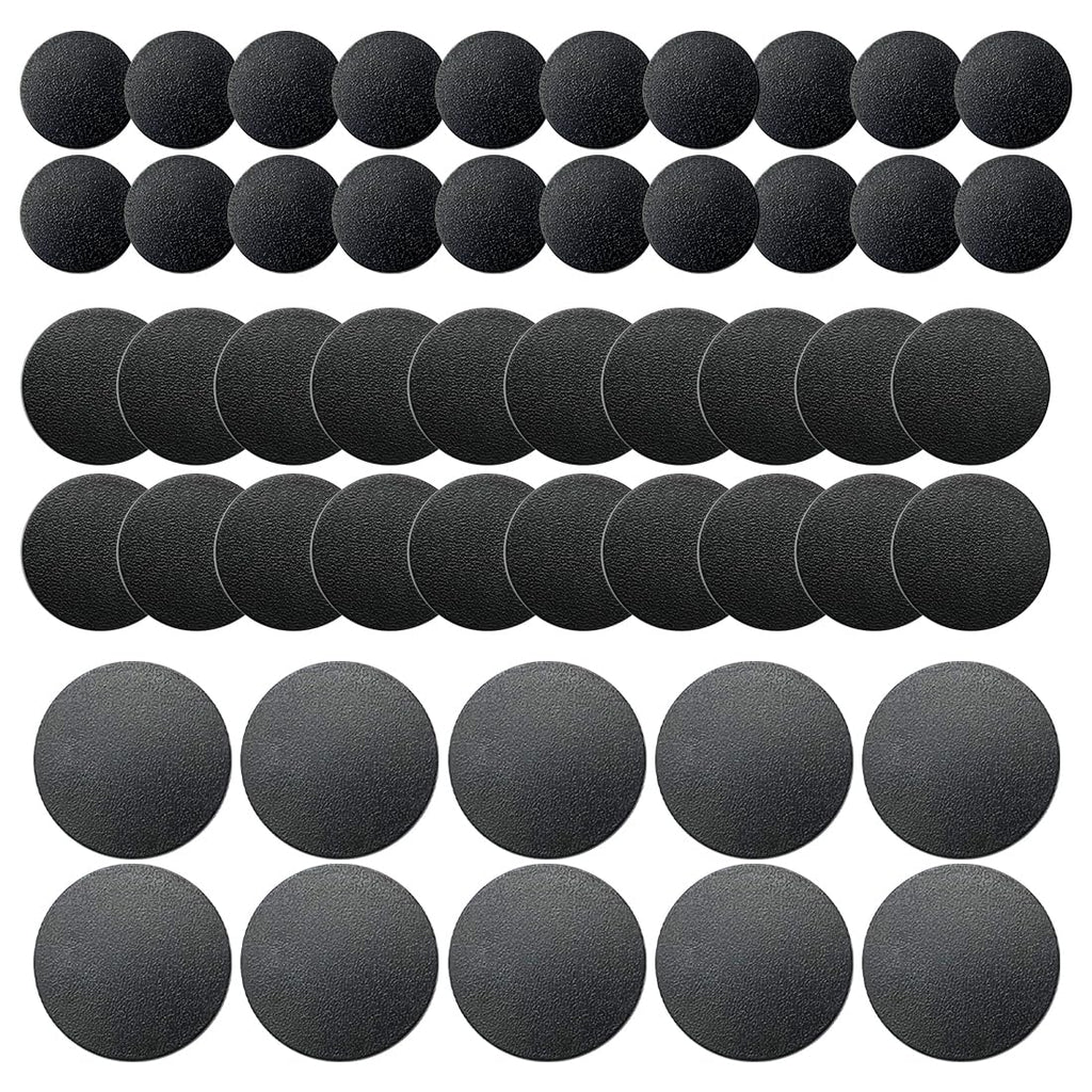NC EBCO 50-Piece Mixed Round Plastic Model Bases (25mm/32mm/40mm) for Gaming Miniatures