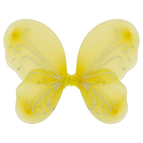 NENMATTE Fairy Wings for Girls – Sparkle Butterfly Angel Wings for Costume Dress-Up
