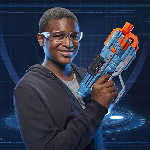 NERF Elite 2.0 Commander RD-6 Blaster – 6-Dart Rotating Drum, Slam Fire, 12 Darts, Ages 8+