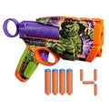 Nerf Marvel Hulk Dart Blaster – Hulk-Themed Foam Blaster with 4 Nerf N1 Darts, 2-Dart Capacity, Ages 8+