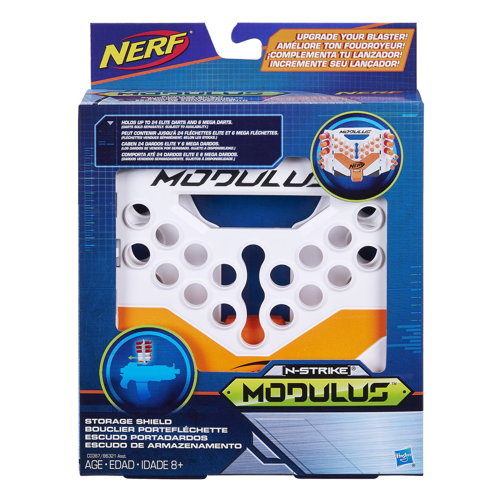 Nerf Modulus Storage Shield – Dart Storage & Shield Attachment for Modulus Blasters