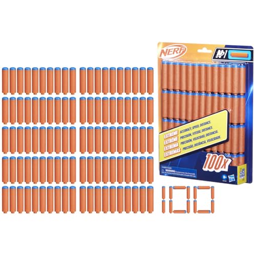 Nerf N Series N1 Darts Refill Pack – 100 Darts for N Series Blasters, Outdoor Game Ammo (Amazon Exclusive)