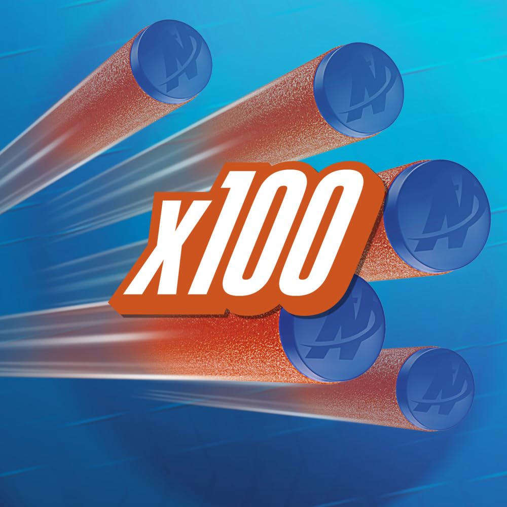 Nerf N Series N1 Darts Refill Pack – 100 Darts for N Series Blasters, Outdoor Game Ammo (Amazon Exclusive)