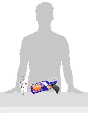 NERF N-Strike Elite Strongarm Blaster: 6-Dart Rotating Barrel, Slam-Fire, 90-Foot Range (Amazon Exclusive)