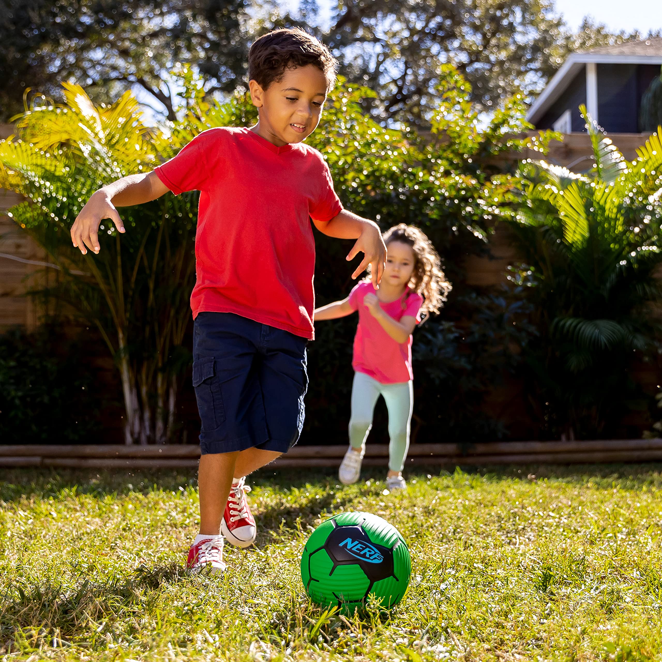 NERF Proshot Mini Foam Soccer Ball – 7-Inch Soft Foam Ball for Toddlers & Kids