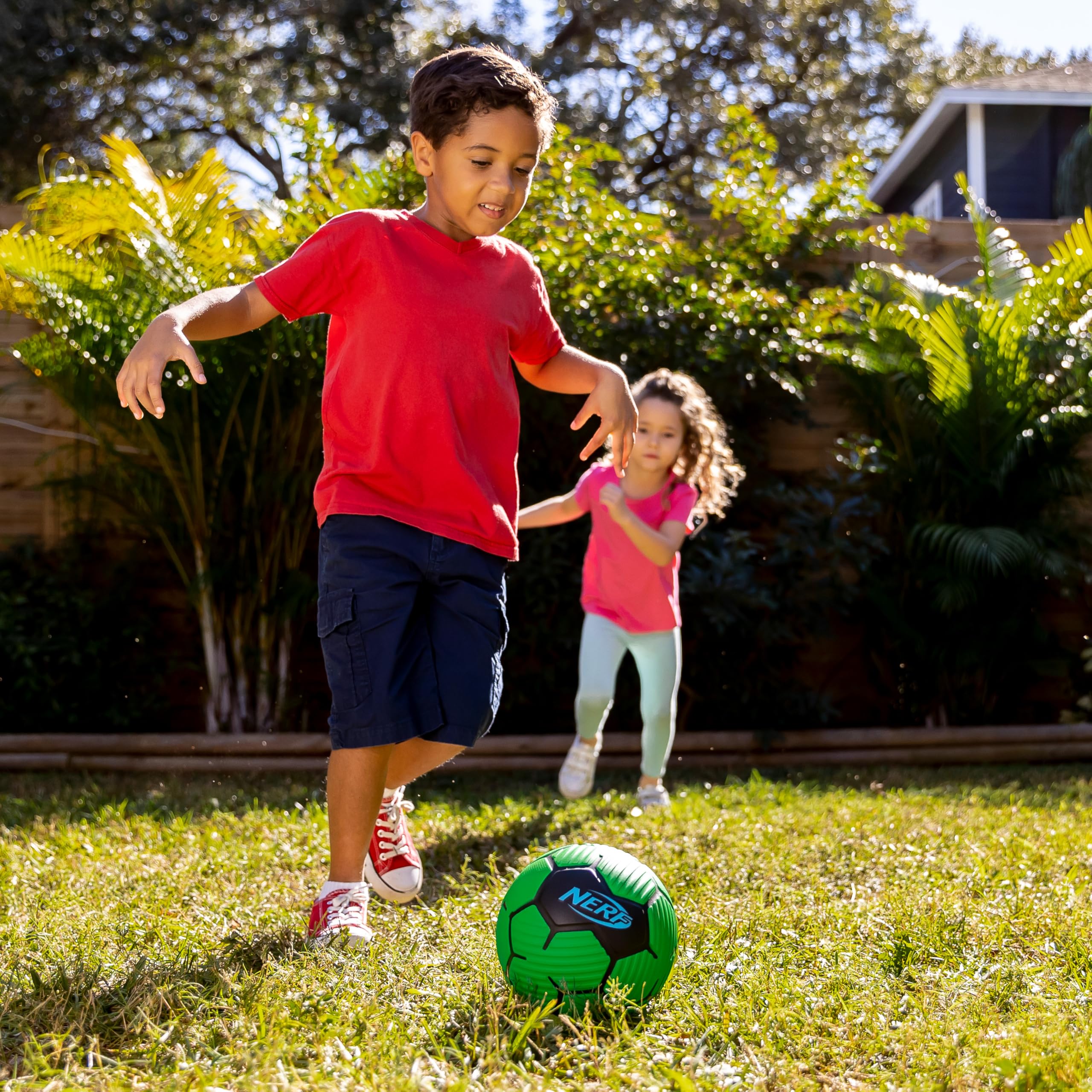 NERF Proshot Mini Foam Soccer Ball – 7-Inch Soft Foam Ball for Toddlers & Kids