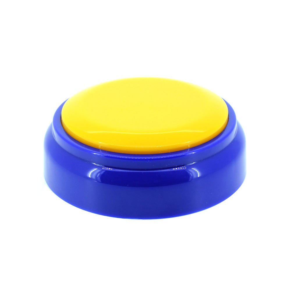 NESIGHTION Talking Buttons - 30-Second Voice Recorder with ABS Shell, Funny Office Gadget or Gag Gift