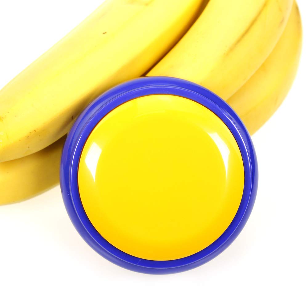 NESIGHTION Talking Buttons - 30-Second Voice Recorder with ABS Shell, Funny Office Gadget or Gag Gift
