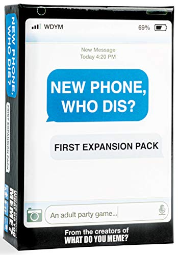New Phone, Who Dis? Expansion Pack: 45 Inbox & 135 Reply Cards for Adult Party Games