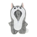 niannyyhouse 10cm Plush Doll Onesie - Dinosaur Shark Costume for Stuffed Animals (Grey)