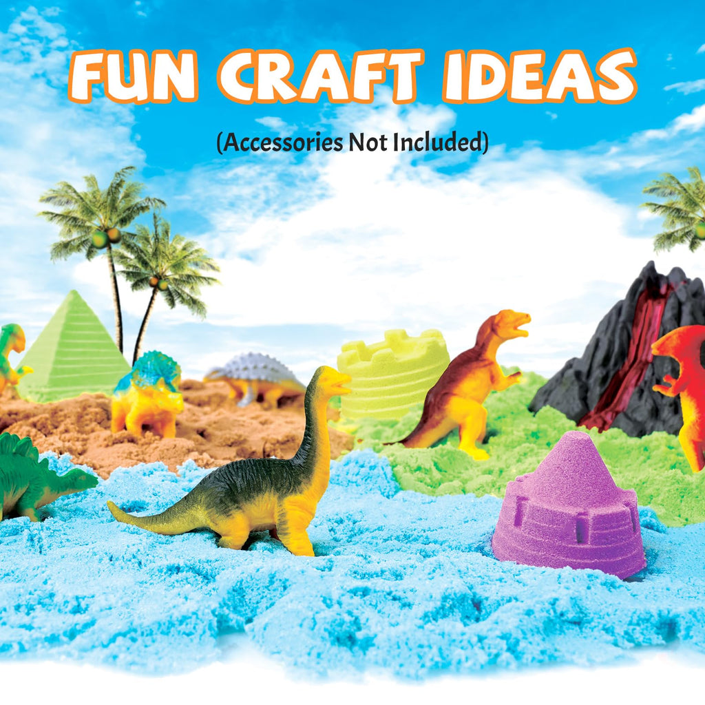 NiToy FlexiSand 2.2 lbs Yellow Play Sand – Non-Toxic, Never Dries Out, Molding & Sensory Fun for Kids Ages 3+
