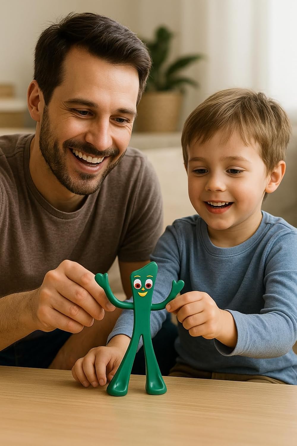 NJ Croce Gumby 6-Inch Bendable Figure – Classic Retro Toy for Ages 3+