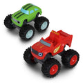 NKOK Blaze and the Monster Machines Free-Wheel 2-Pack: Blaze & Pickle Monster Trucks – No Batteries Required, STEM Learning Toy