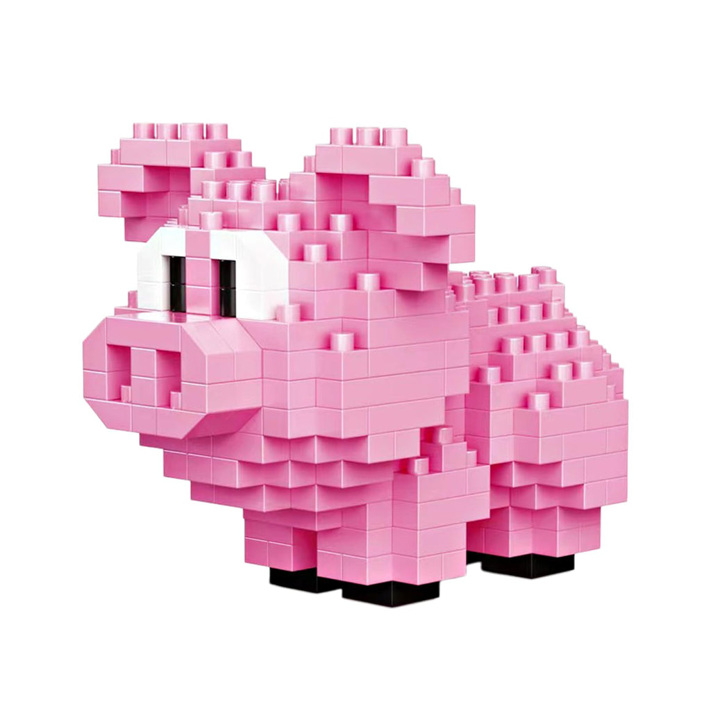 NOOLY Piglet Micro Building Blocks Set – 254 Pieces for Kids & Adults, Home/Office Decoration