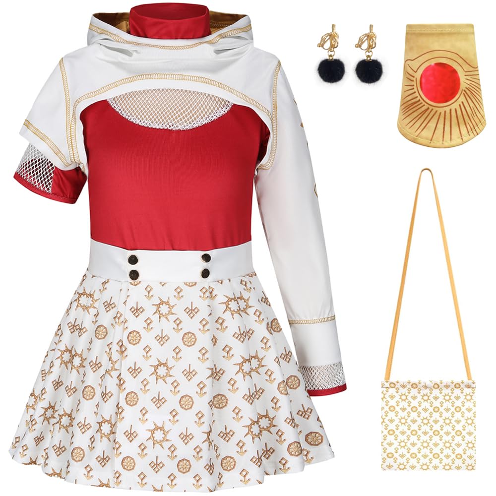Nova Zombies Costume for Girls Daywalk Cheerleader Outfit with Bag and Accessories